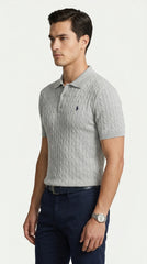 Original Ralph Lauren Cable-Knit Polo - The Pure Prestige