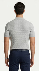 Original Ralph Lauren Cable-Knit Polo - The Pure Prestige