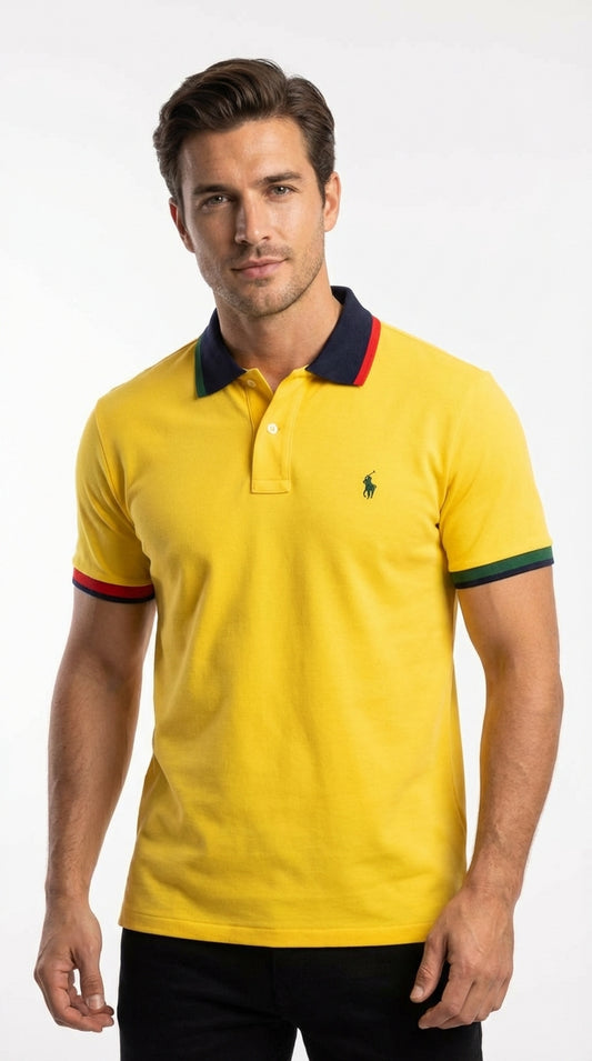Polo Ralph Lauren Men's Signature Pony Tee – Mustard Yellow