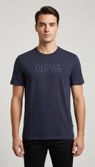 Diesel Premium Pure Cotton T-Shirt - Navy Blue