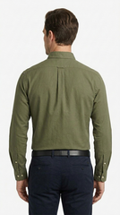 Ralph Lauren Classic Fit Linen Shirt – Olive Green