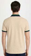 Ralph Lauren Collegiate Crest: Sand Beige & Navy Duo-Tone