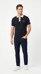 Moncler Style | Men’s Contrast Piqué Polo