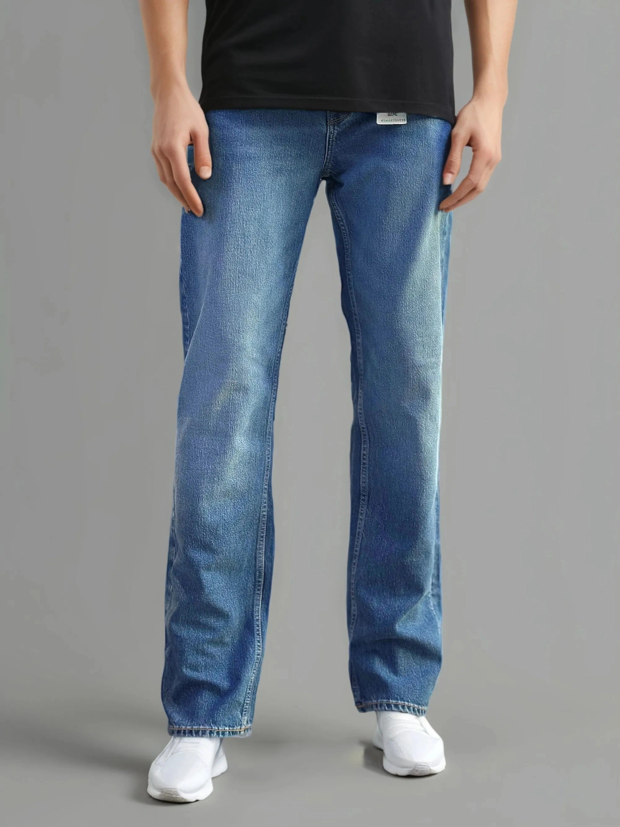 5-Pocket Style Blue Jeans