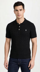 Original Ralph Lauren Cable-Knit Polo - The Pure Prestige