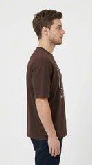Armani Exchange | Logo Graphic T-Shirt in Coffee Brown