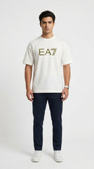 EA7 Emporio Armani Metallic Graphic Tee