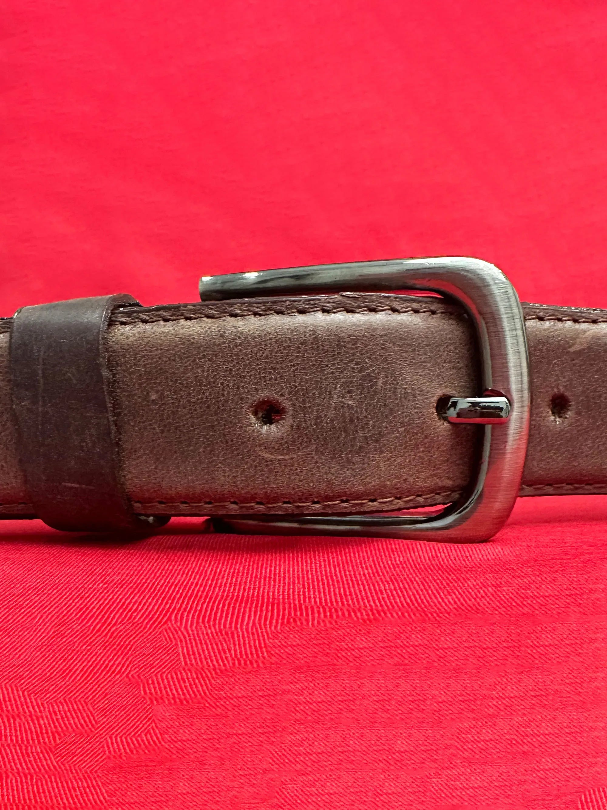 High Quality Brown Leather Belt