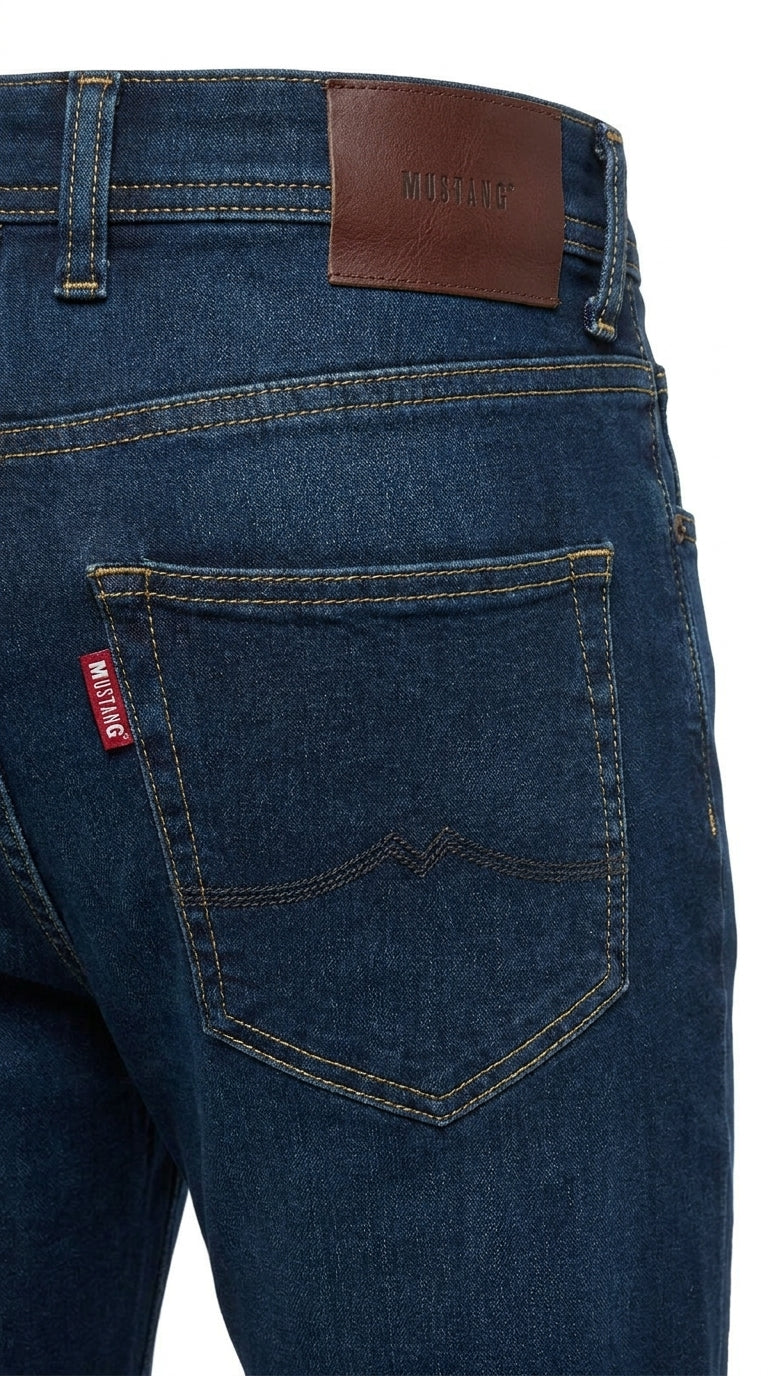 Mustang Men’s Oregon Slim K Dark Indigo Jeans