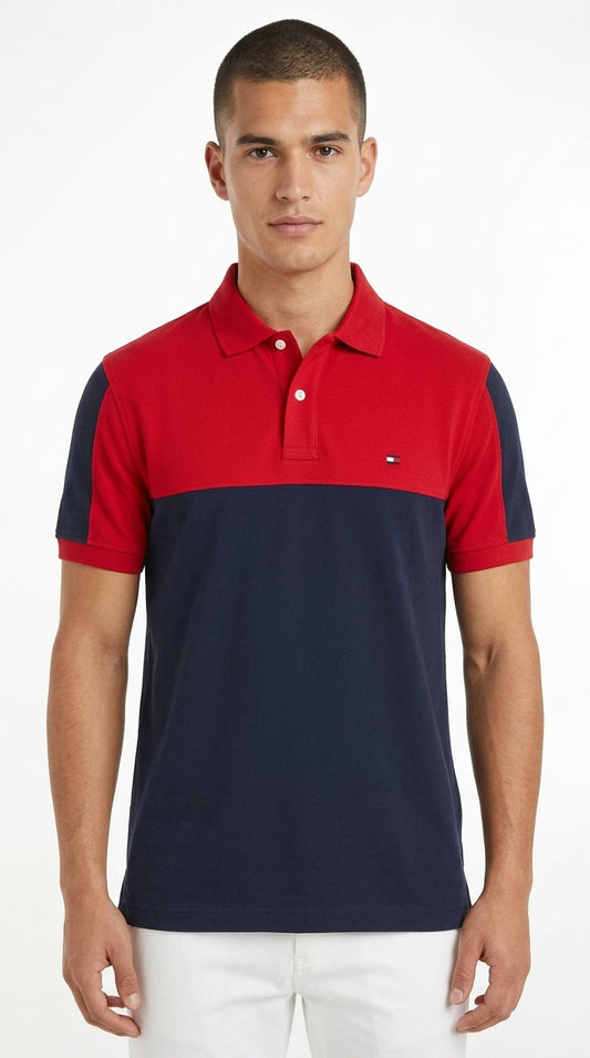 The Nautical Varsity: Tommy Hilfiger Color-Block Heritage Polo