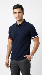 Tommy Hilfiger Signature Prep Colorblock-Cuff Polo