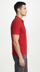 BOSS Tipped Edge Rubber-Badge Polo