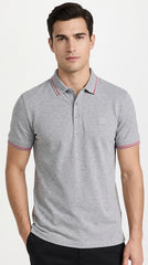 BOSS Tipped Edge Rubber-Badge Polo