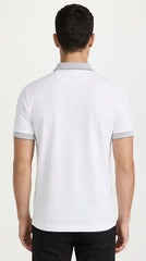BOSS Contrast-Placket Luxury Polo