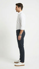 Premium Cotton Essential Chinos – Charcoal Grey