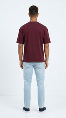 Armani Exchange | Logo Graphic T-Shirt in Burgundy