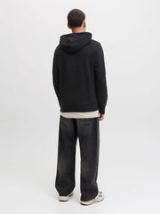 Men Black Logo Print Hayato Sweatshirt