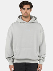 Men Colne Logo Oversized Gray Hoodie