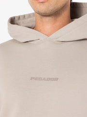 Men Colne Logo Oversized Light Brown Hoodie