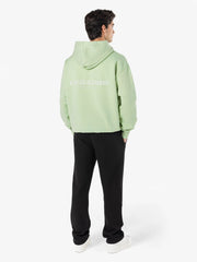 Men Colne Logo Oversized Light Green Hoodie
