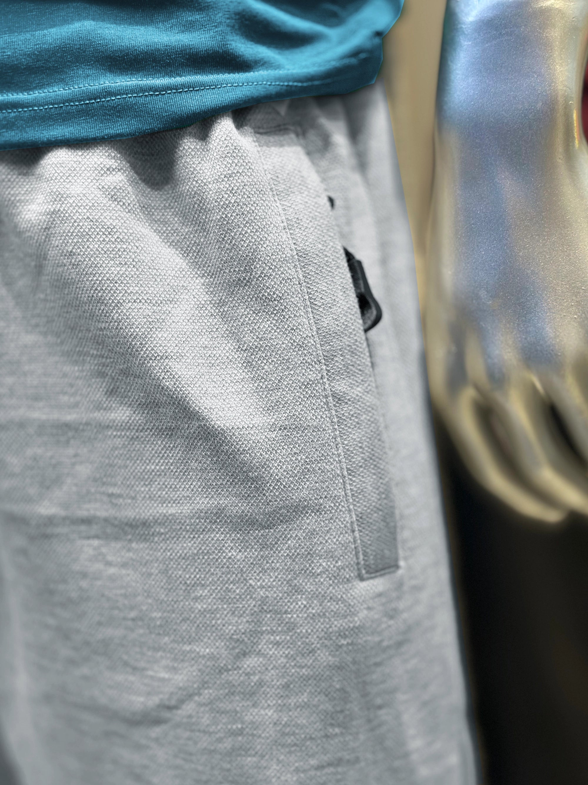 Men High Quality Interlook Gray Trouser