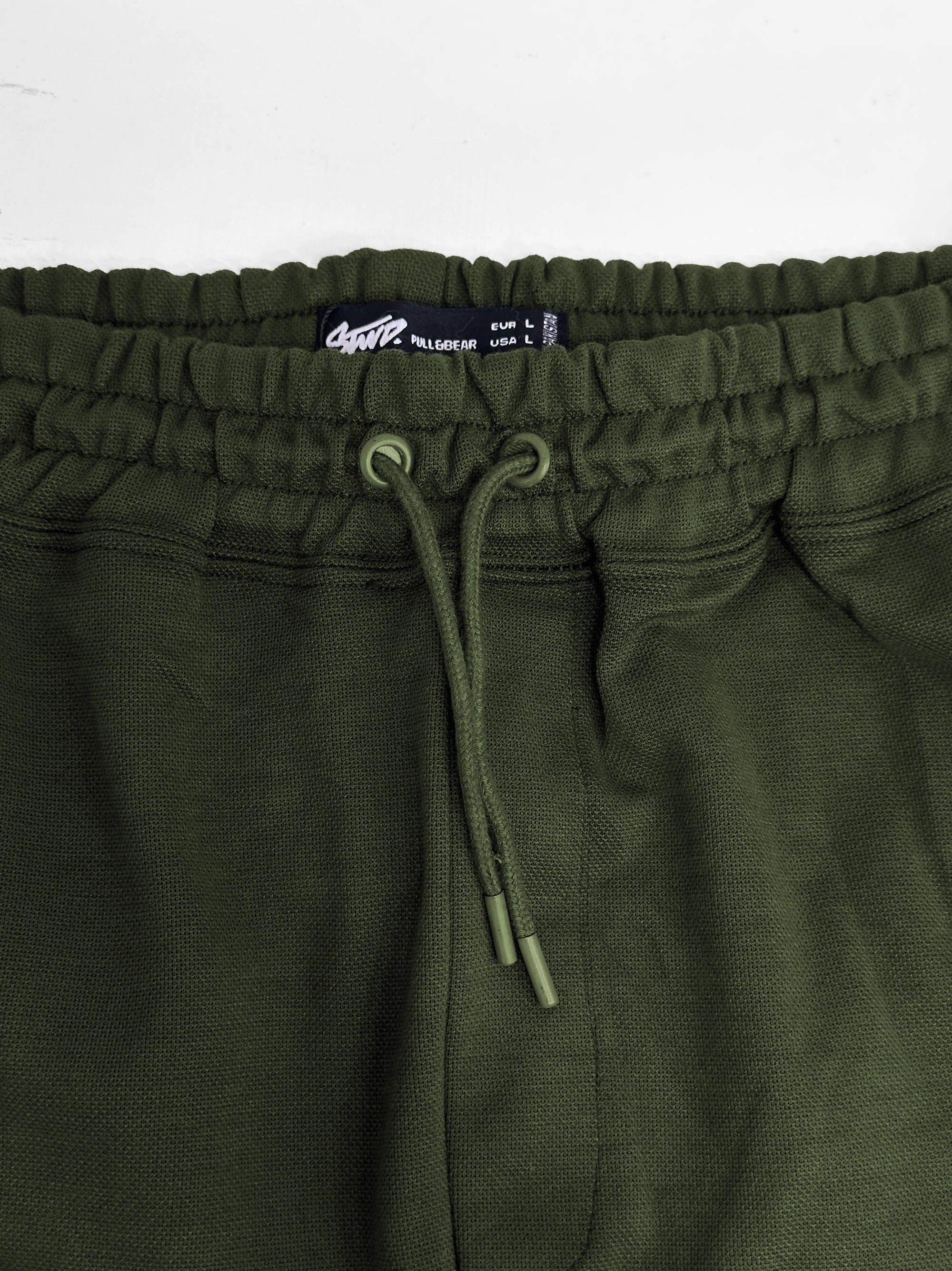 Men High Quality Pk Interlook Green Trouser