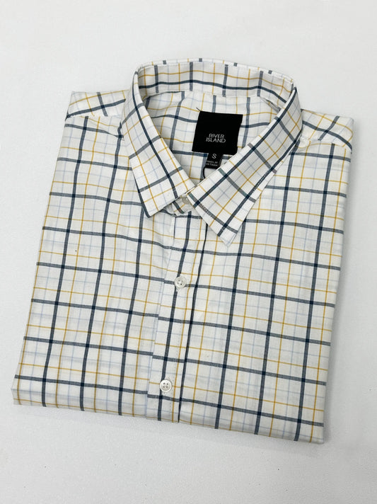 Men Multi Check Full Sleeves Casual Shirt
