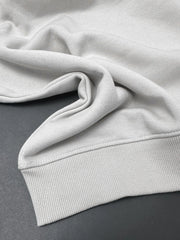 Men White Embroidery Logo Sweatshirt