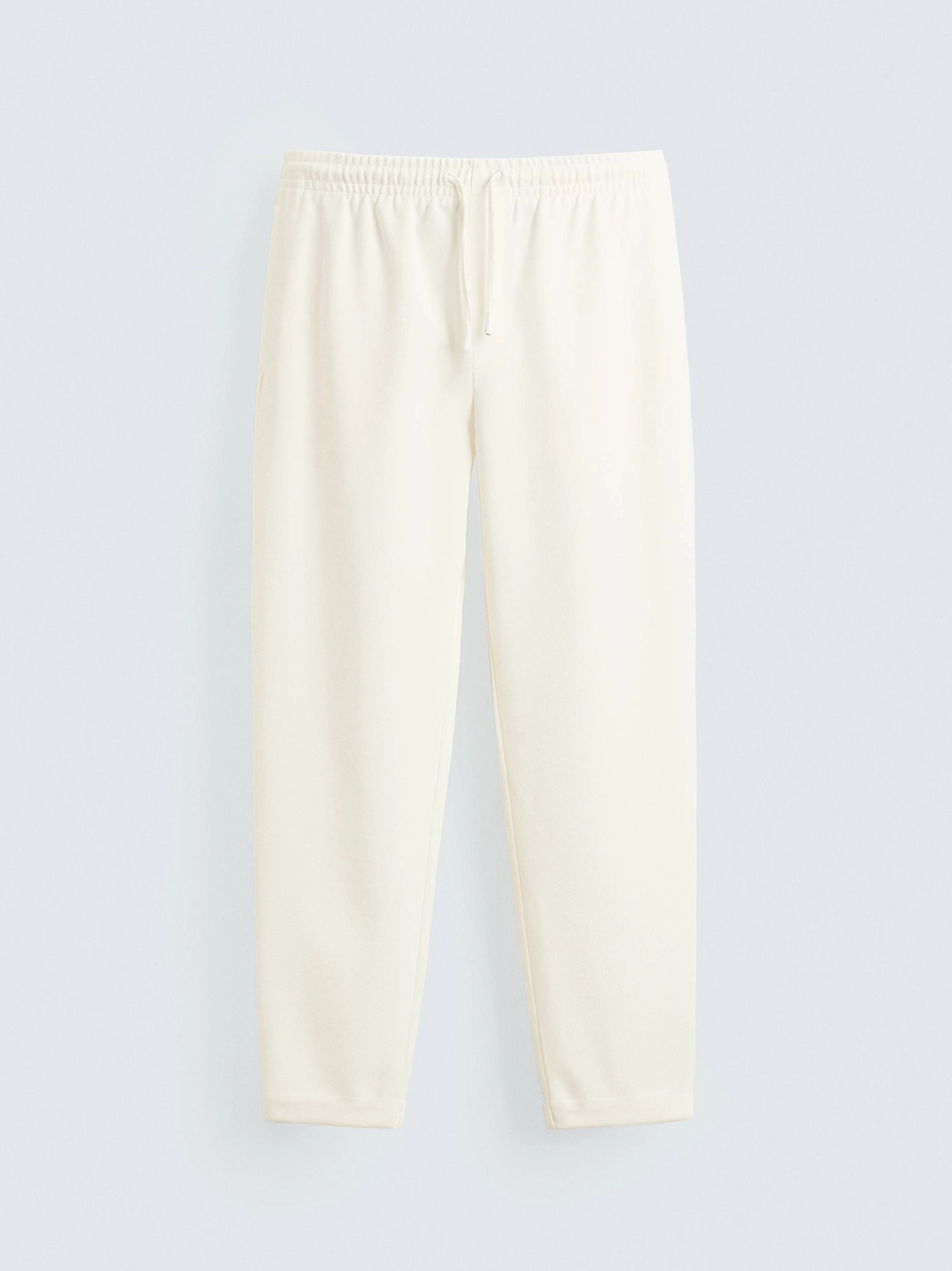 Men's Beige Easy Care Jogger Trouser