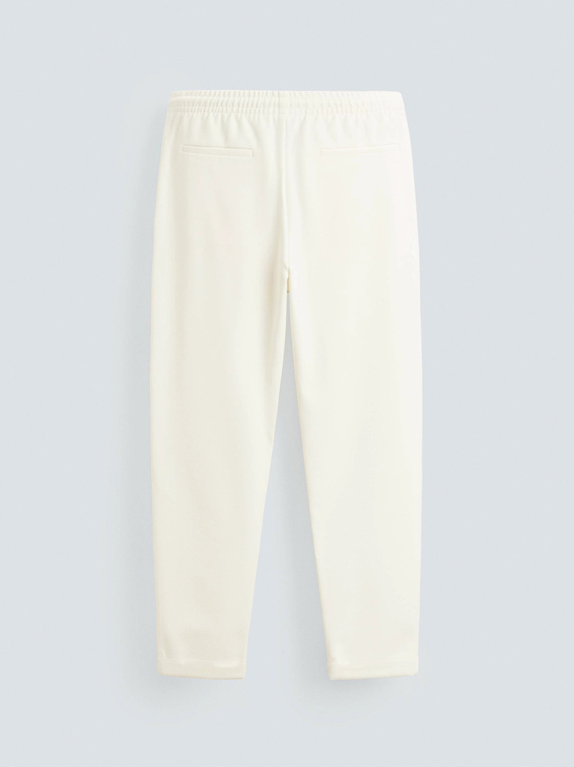 Men's Beige Easy Care Jogger Trouser