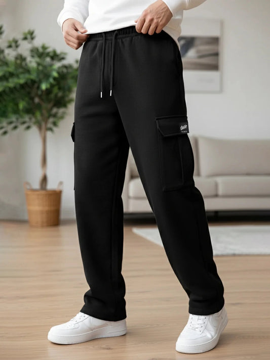 Men's Black 6-Pocket Trouser