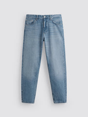 Men's Blue Tapered Fit Jeans