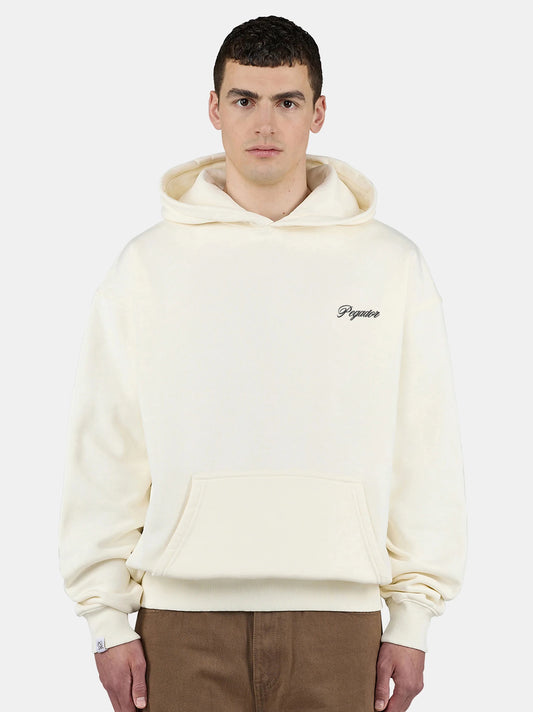 Men's Chest Colne Logo Hoodie - Skin