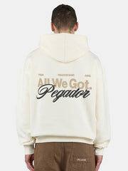 Men's Chest Colne Logo Hoodie - Skin