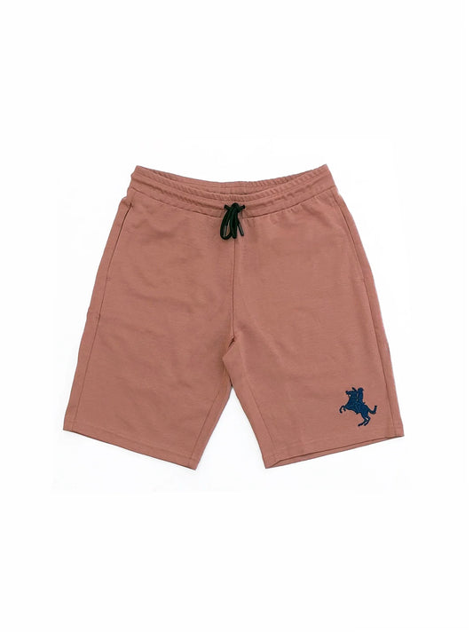 Men's Coral Embroidery Logo Shorts