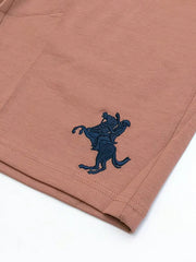 Men's Coral Embroidery Logo Shorts