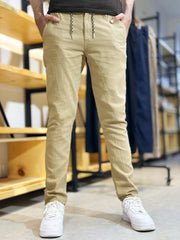 Men's Cotton Linen Stretch Skin Trouser