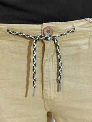 Men's Cotton Linen Stretch Skin Trouser