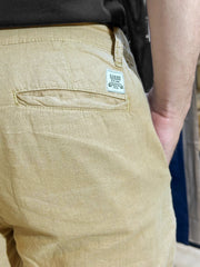 Men's Cotton Linen Stretch Skin Trouser