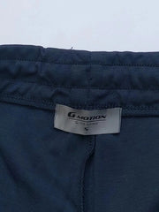 Men's Dark Blue Embroidery Logo Shorts