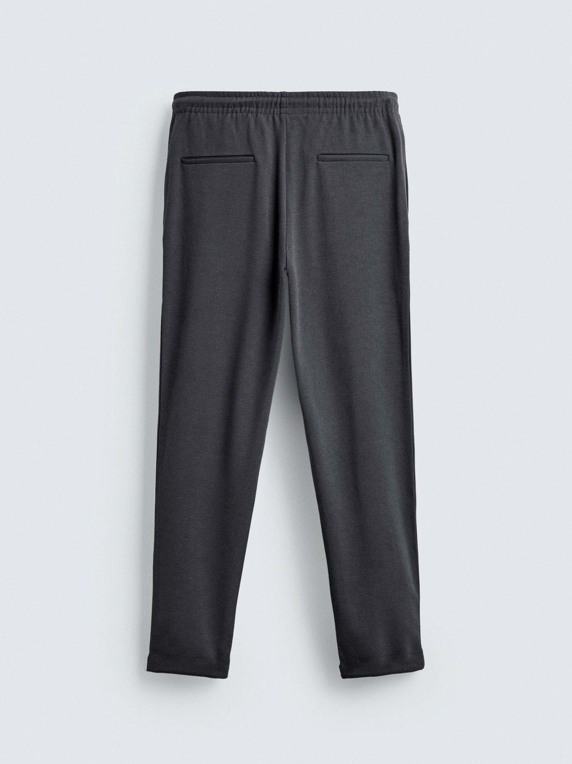 Men's Dark Gray Easy Care Jogger Trouser