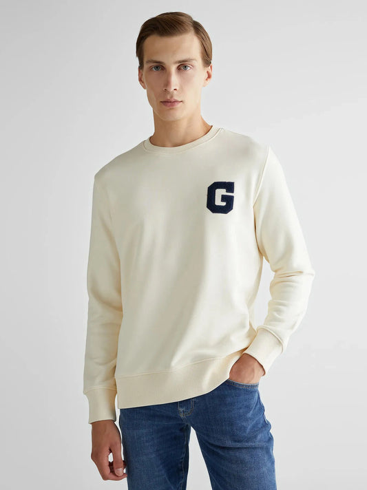 Men's Embroidery Logo Skin Sweatshirt