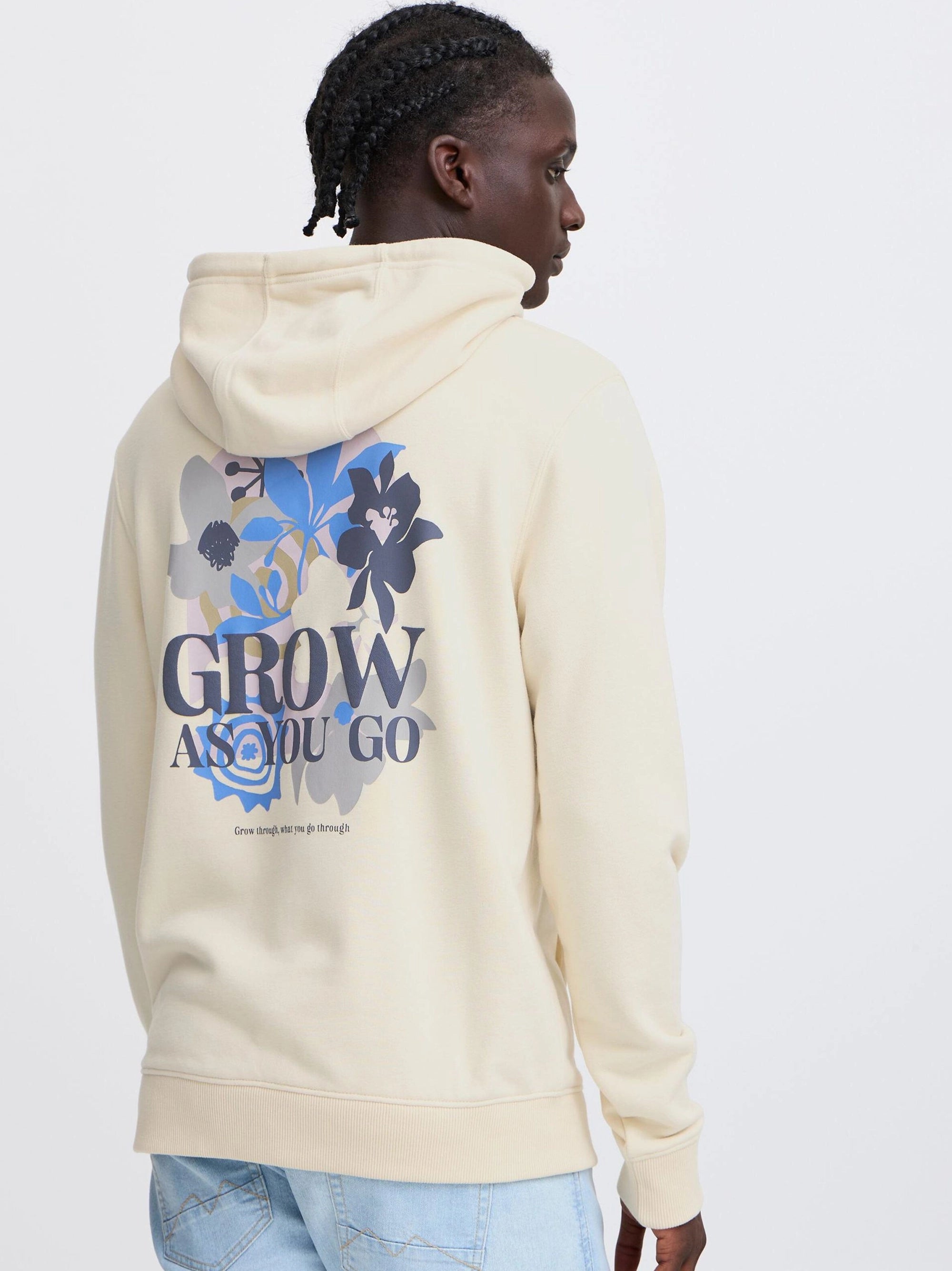 Men's Kangaroo pocket with statement print model Hoodie