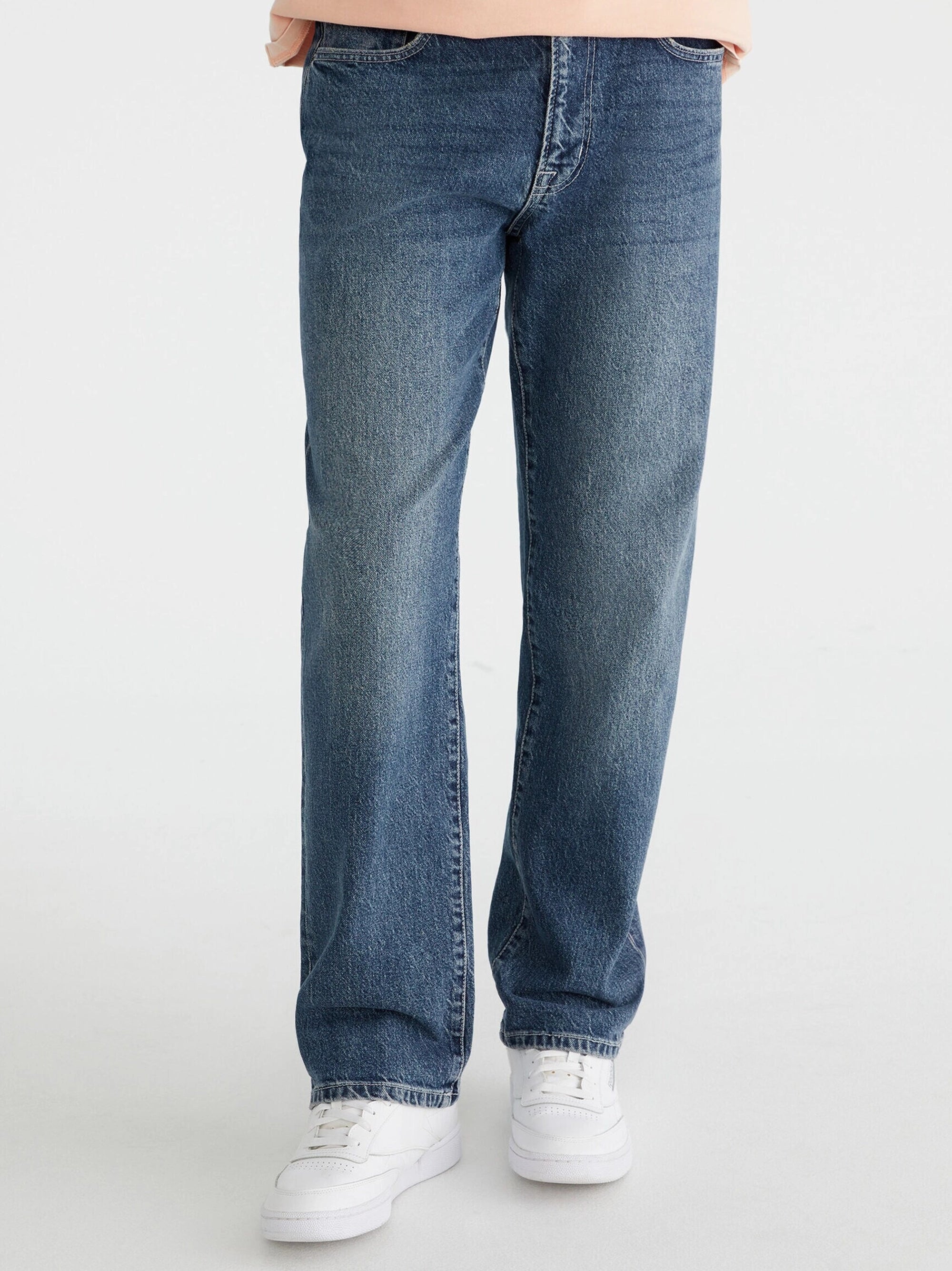 Men's Medium Blue Relaxed straight fit Jeans