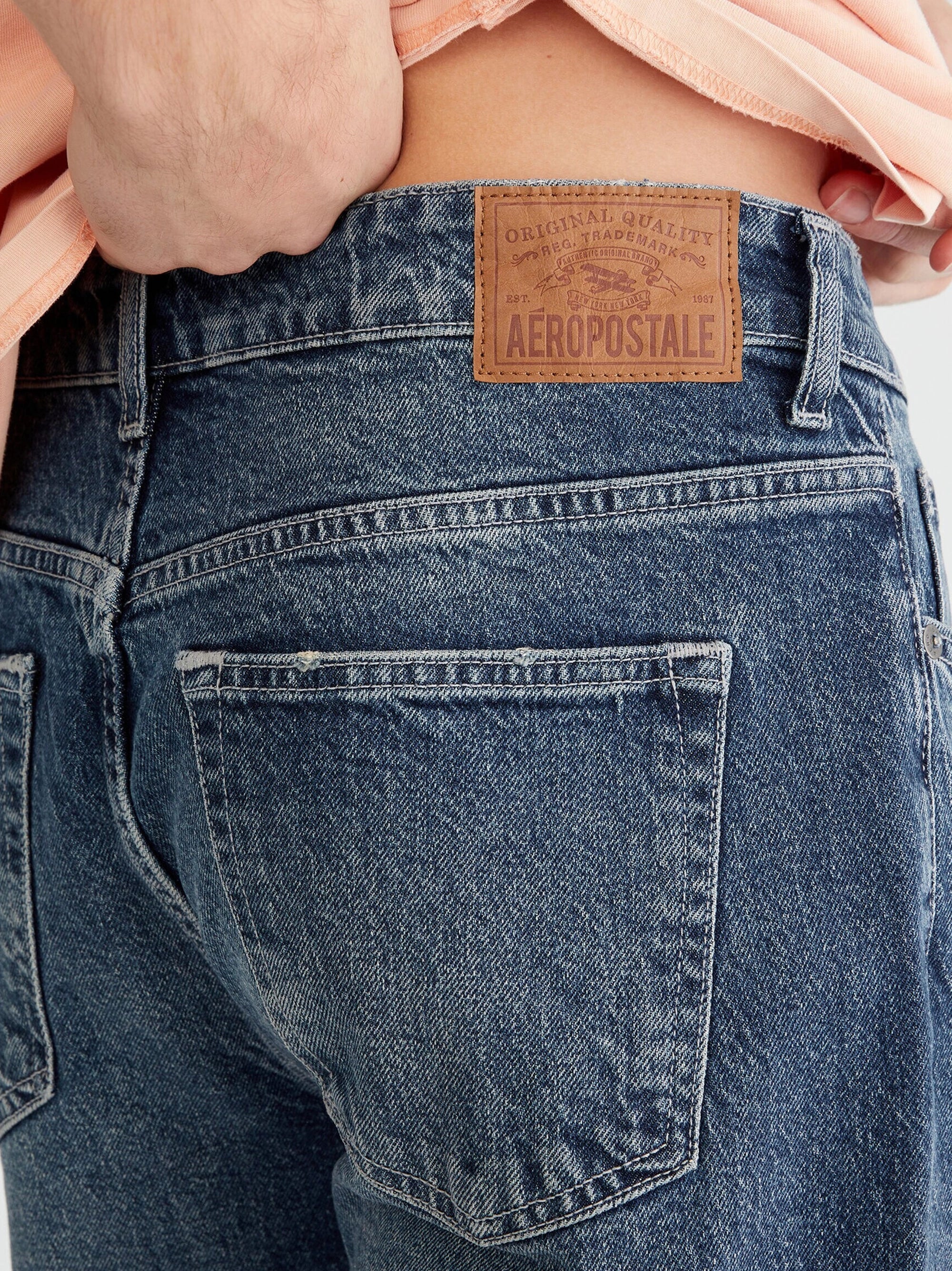 Men's Medium Blue Relaxed straight fit Jeans