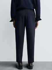 Men's Navy Blue Easy Care Jogger Trouser