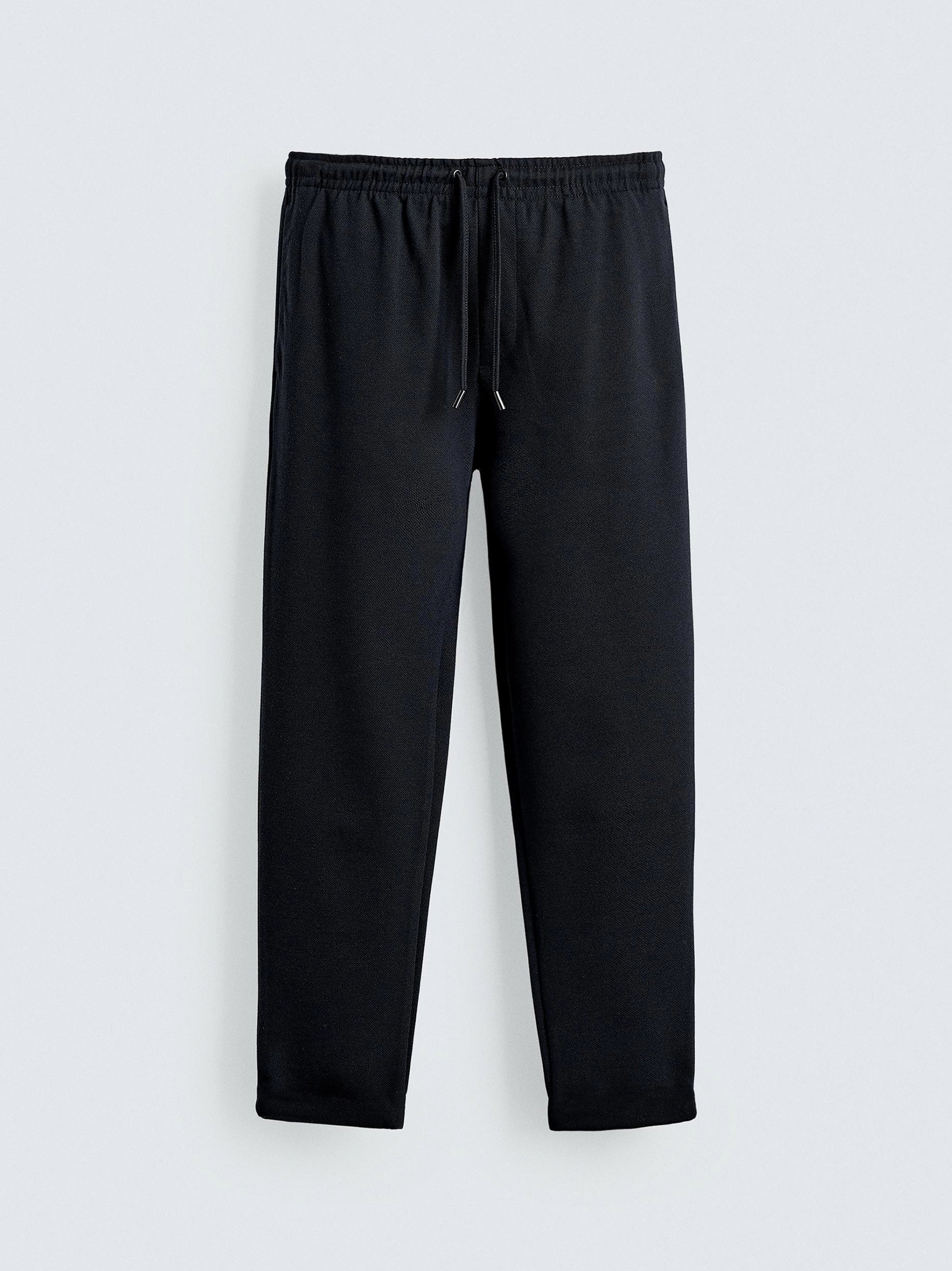 Men's Navy Blue Easy Care Jogger Trouser