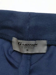 Men's Navy Blue Embroidery Logo Shorts