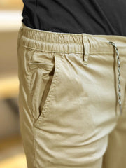 Men's Premium Cotton Stretch Light Brown Trouser