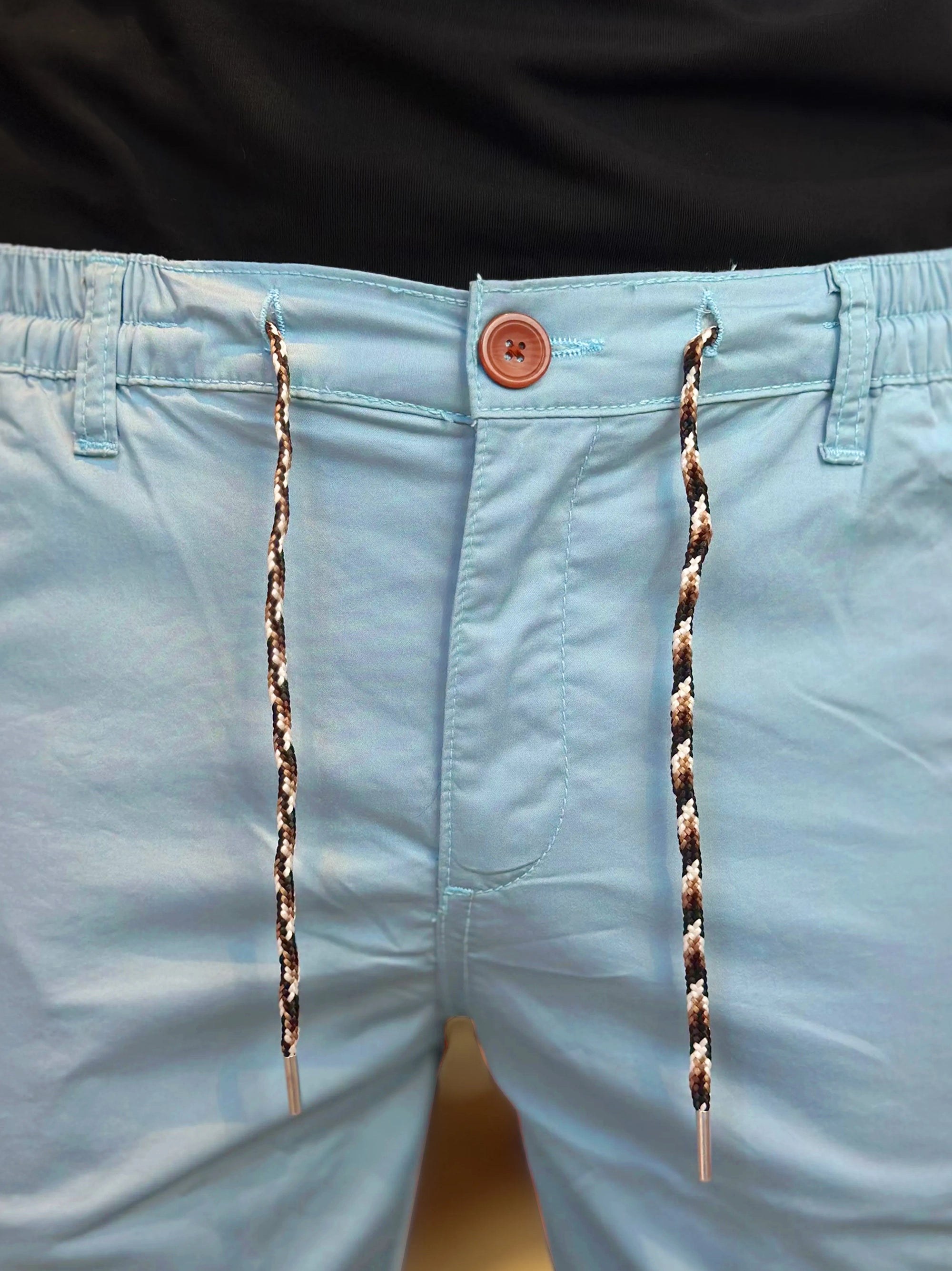 Men's Premium Cotton Stretch Sky Blue Trouser